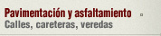 Asfaltamiento y pavimentación